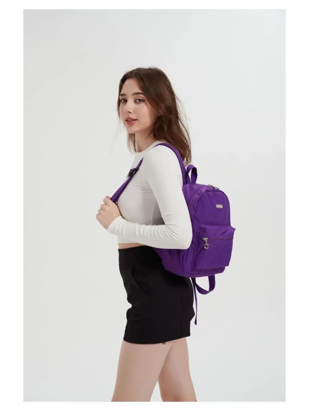 Mini Nylon Backpack Small Daypack Lightweight Anti-Theft Casual